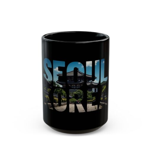 Seoul Korea Black Mug (11oz, 15oz) - Image 5