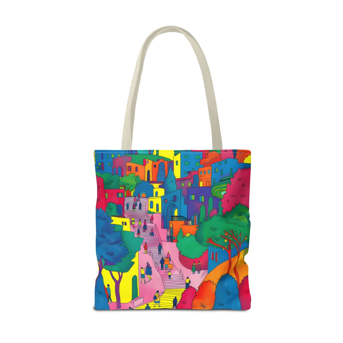 The hillside village in Korea Tote Bag (AOP) - Image 46