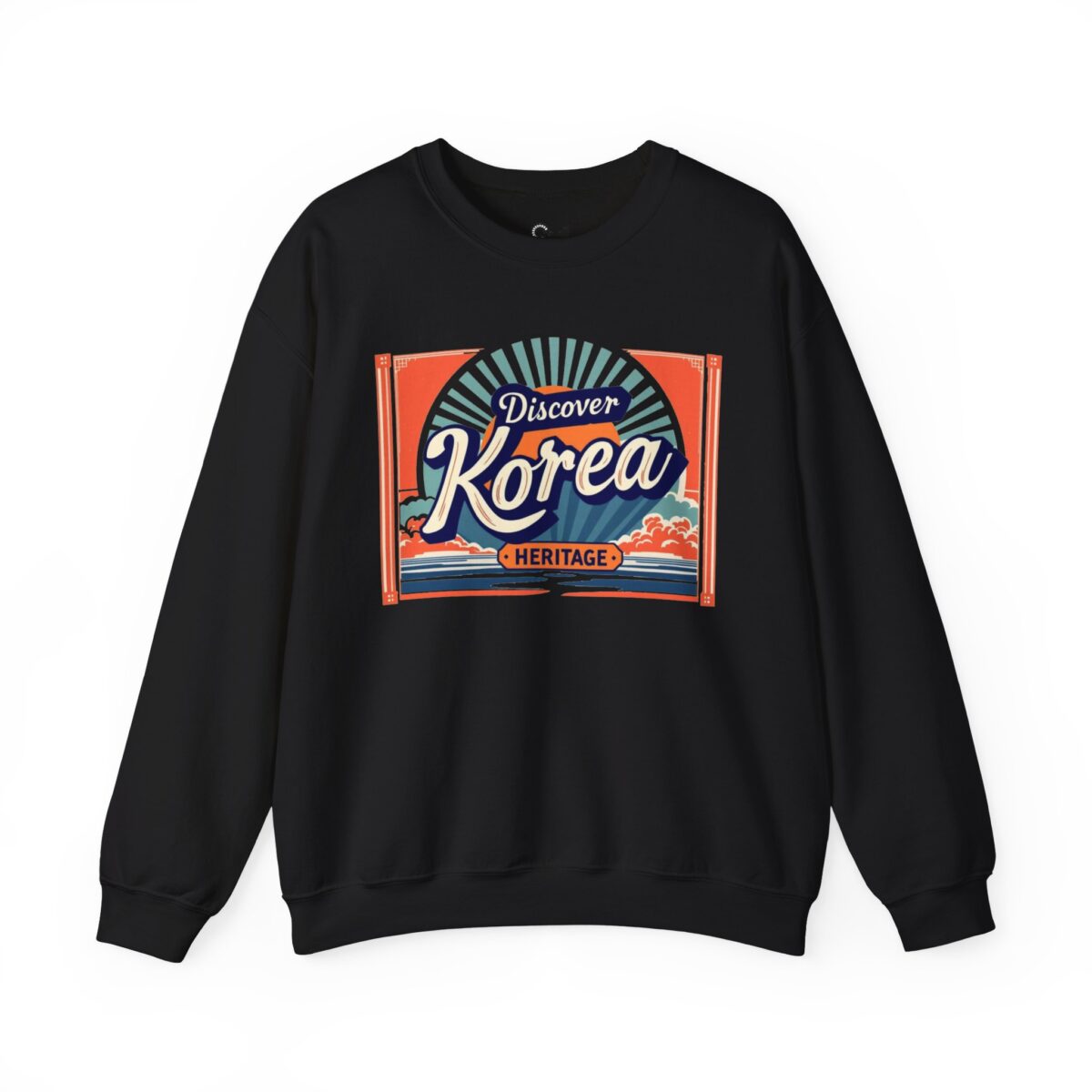 Discover Korea heritage Unisex Heavy Blend™ Crewneck Sweatshirt - Image 9