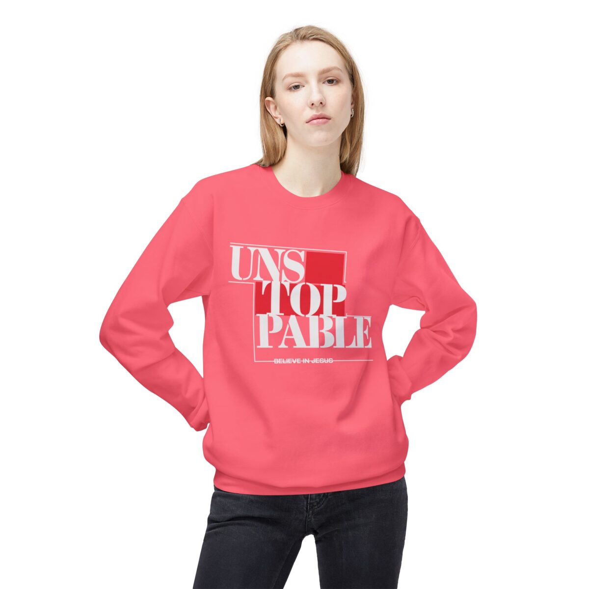 Unstoppable Unisex Midweight Softstyle Fleece Crewneck Sweatshirt - Image 43