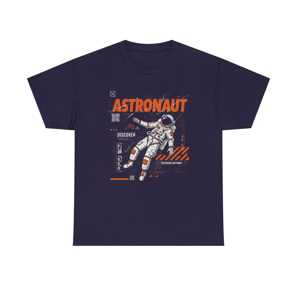 Astronaut Unisex Heavy Cotton Tee - Image 17