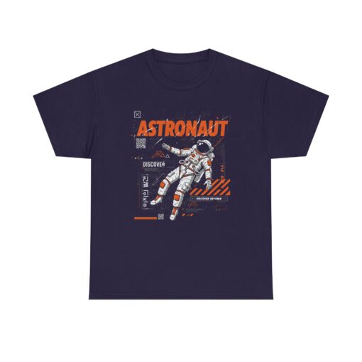 Astronaut Unisex Heavy Cotton Tee - Image 17