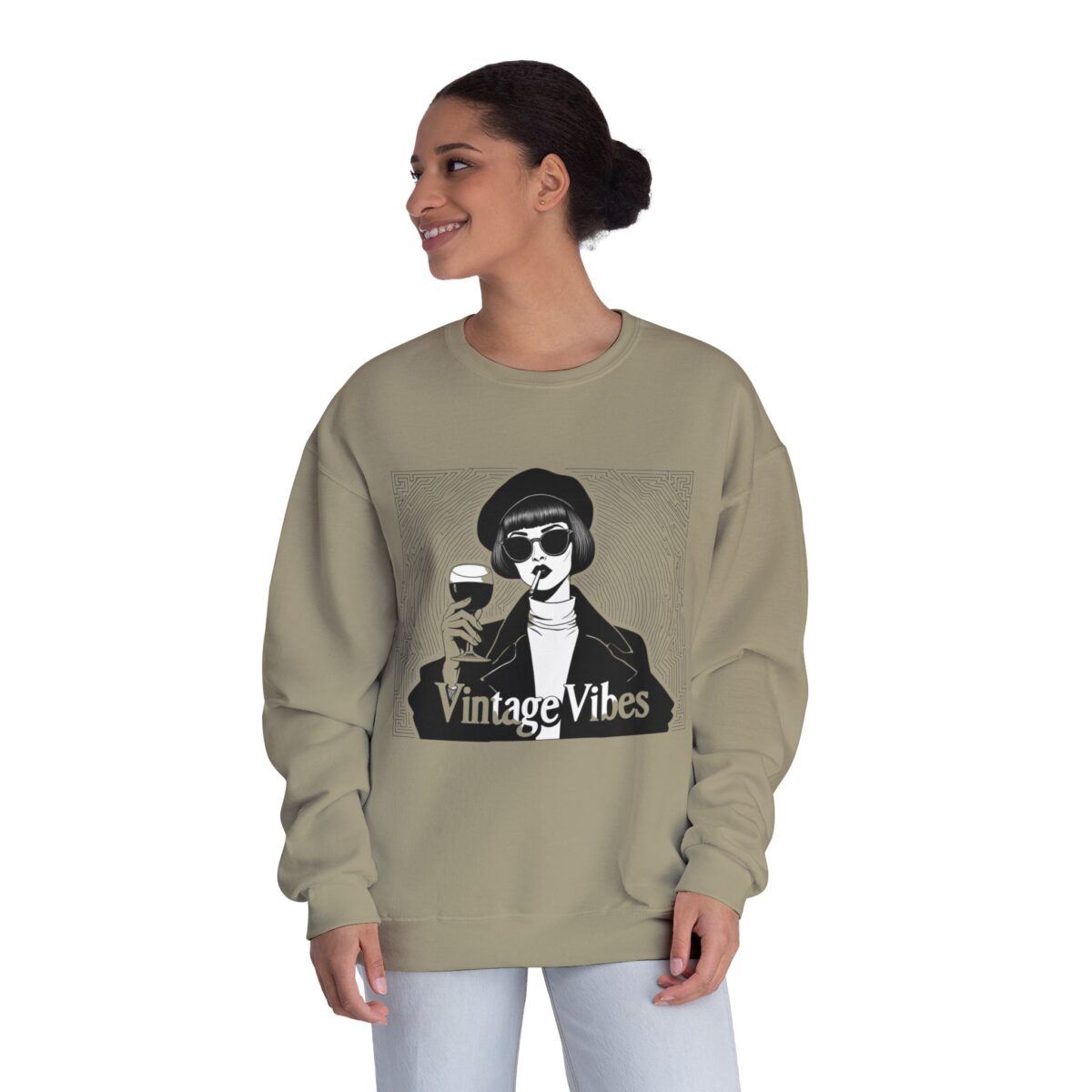 Vintage vibes Unisex NuBlend® Crewneck Sweatshirt - Image 4