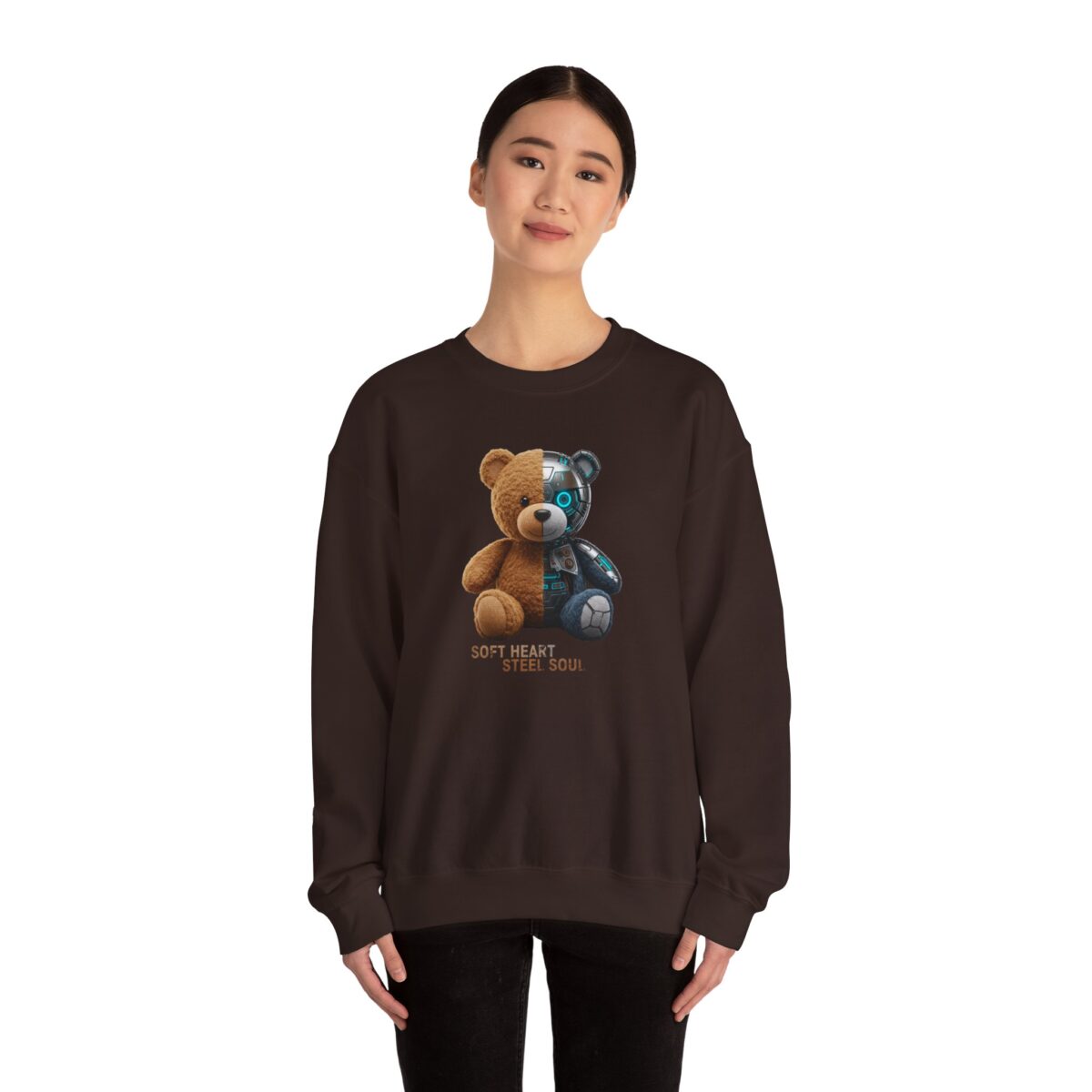 SOFT HEART, STEEL SOUL Unisex Heavy Blend™ Crewneck Sweatshirt - Image 24