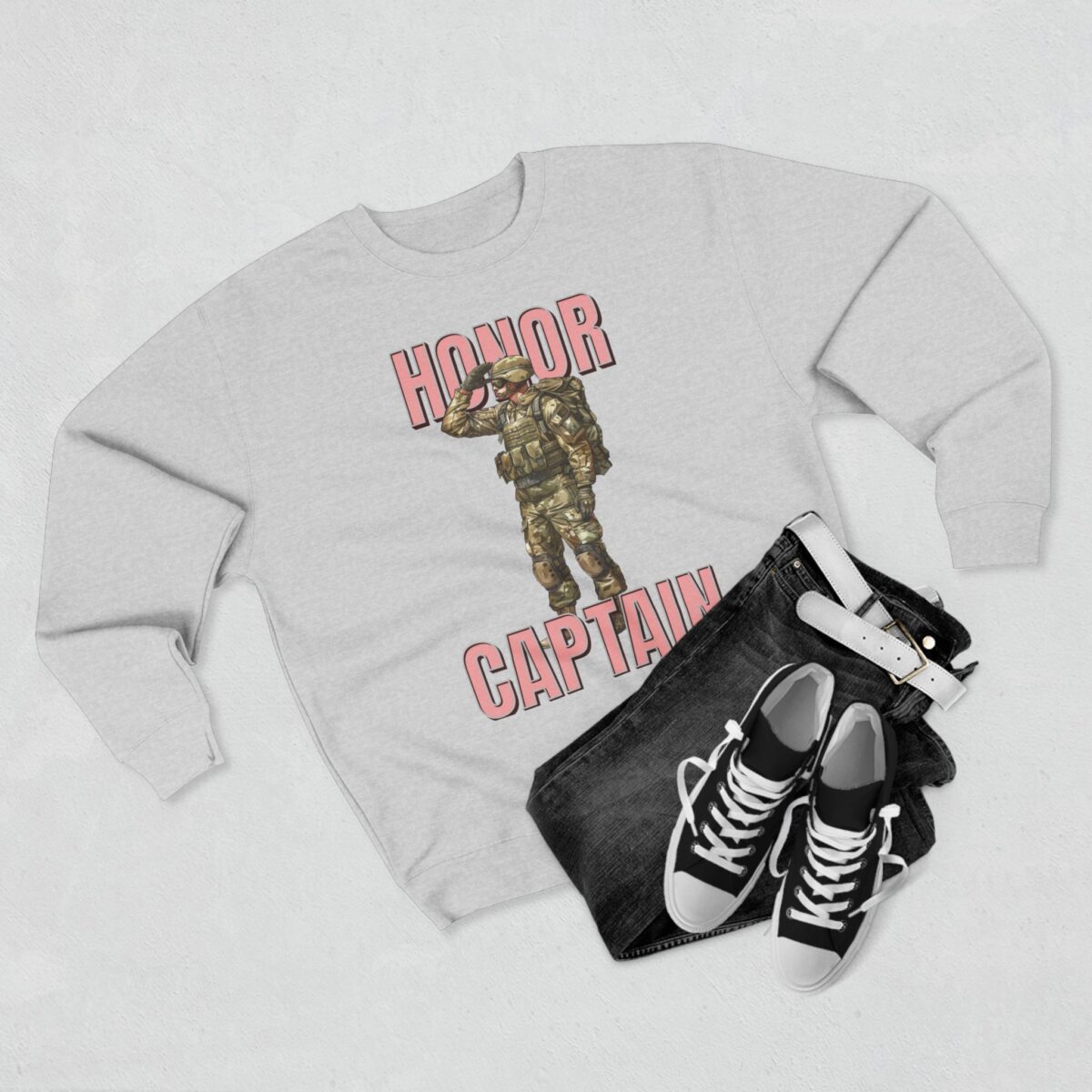 Honor Captain Unisex Crewneck Sweatshirt - Image 3