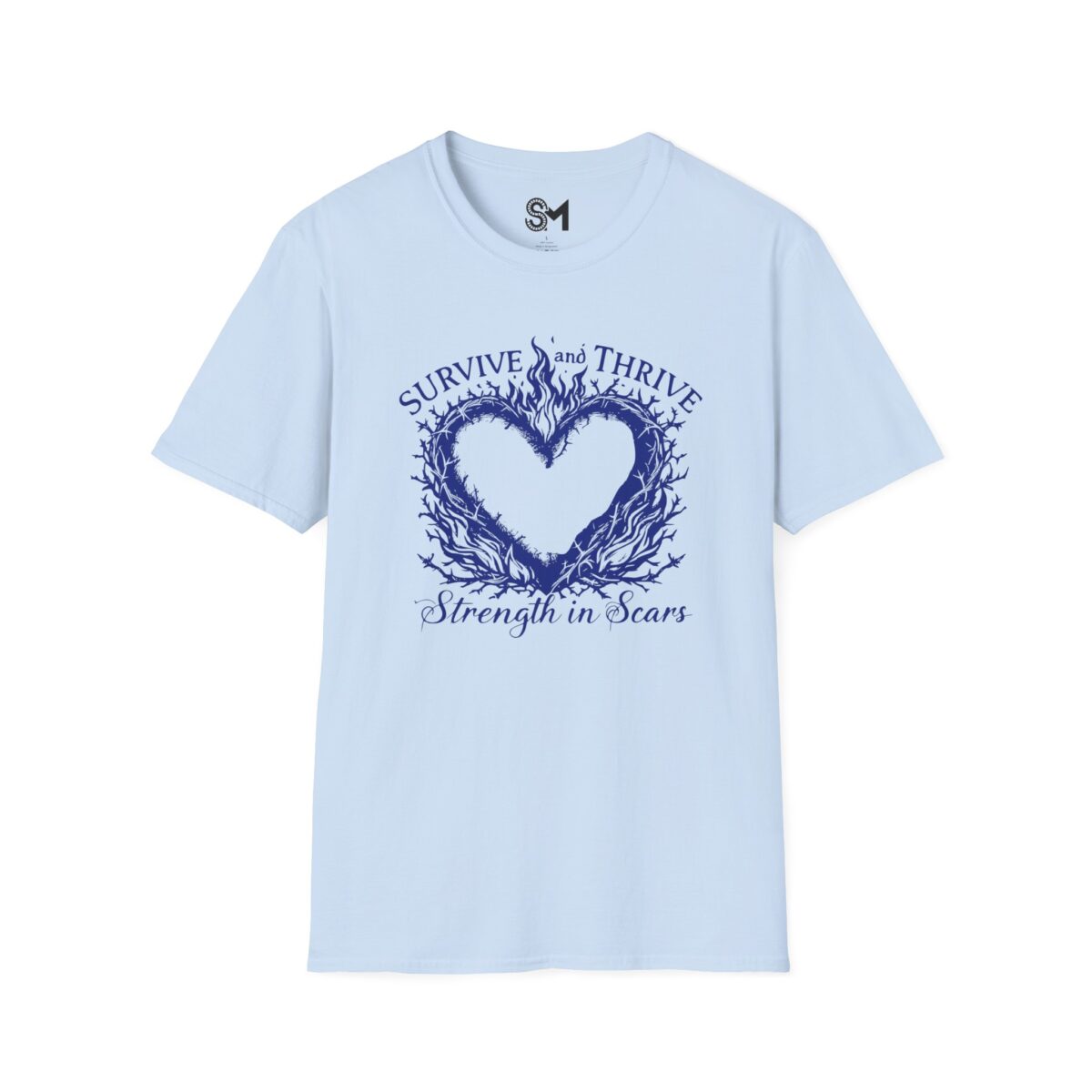 Strength in Scars Unisex Softstyle T-Shirt - Image 21