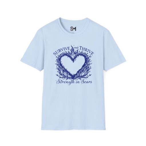 Strength in Scars Unisex Softstyle T-Shirt - Image 21