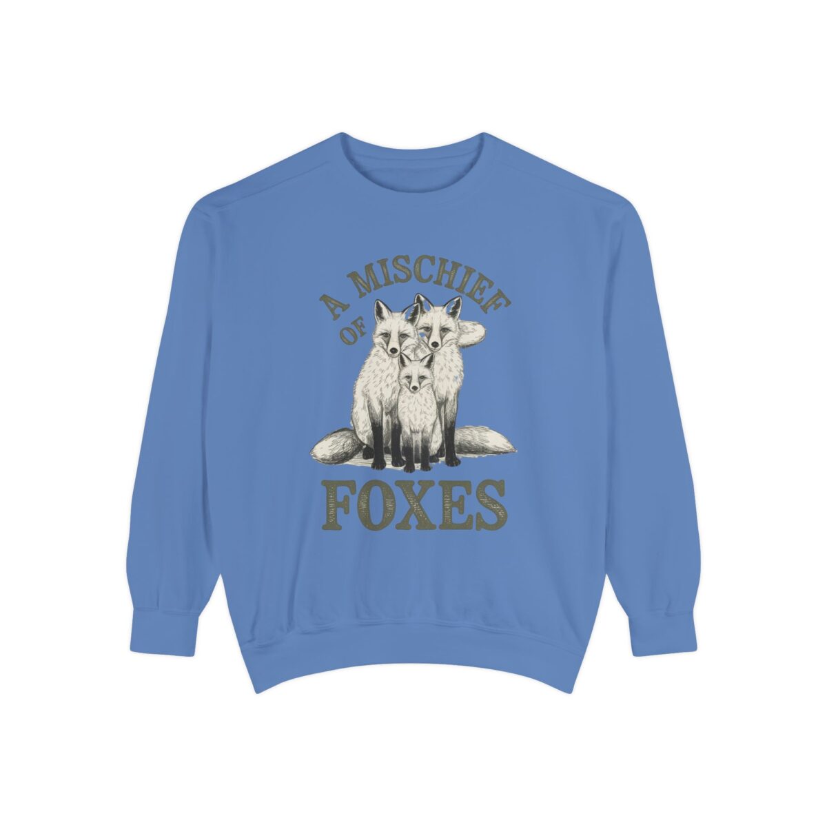 A mischief of Foxes Unisex Garment-Dyed Sweatshirt - Image 29