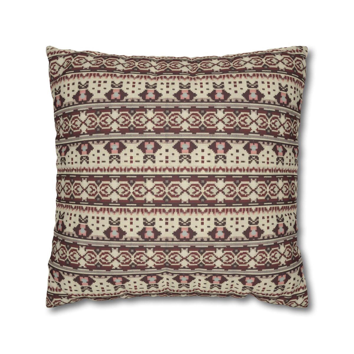 Vintage Cozy Faux Suede Square Pillowcase - Image 13
