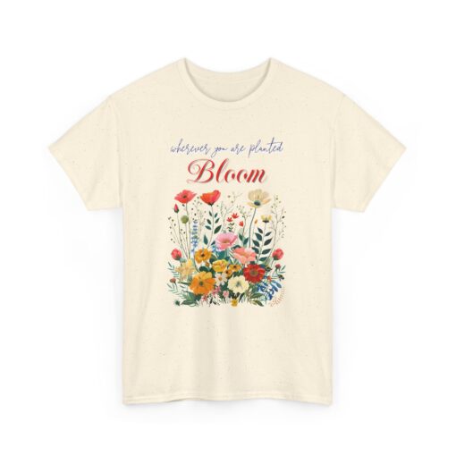 Bloom Unisex Heavy Cotton Tee - Image 23
