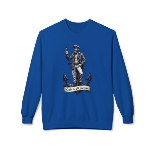 Crafted for all journeys Unisex Midweight Softstyle Fleece Crewneck Sweatshirt - Image 21
