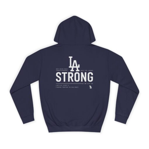 LA STRONG Unisex College Hoodie - Image 10