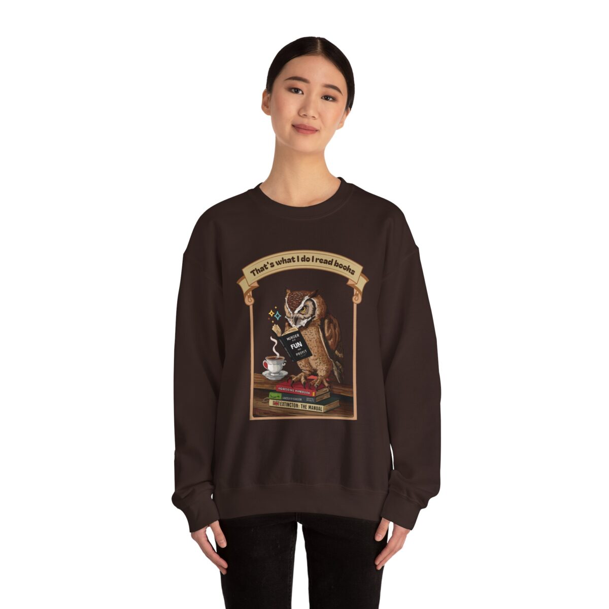 I read books Unisex Heavy Blend™ Crewneck Sweatshirt - Image 20