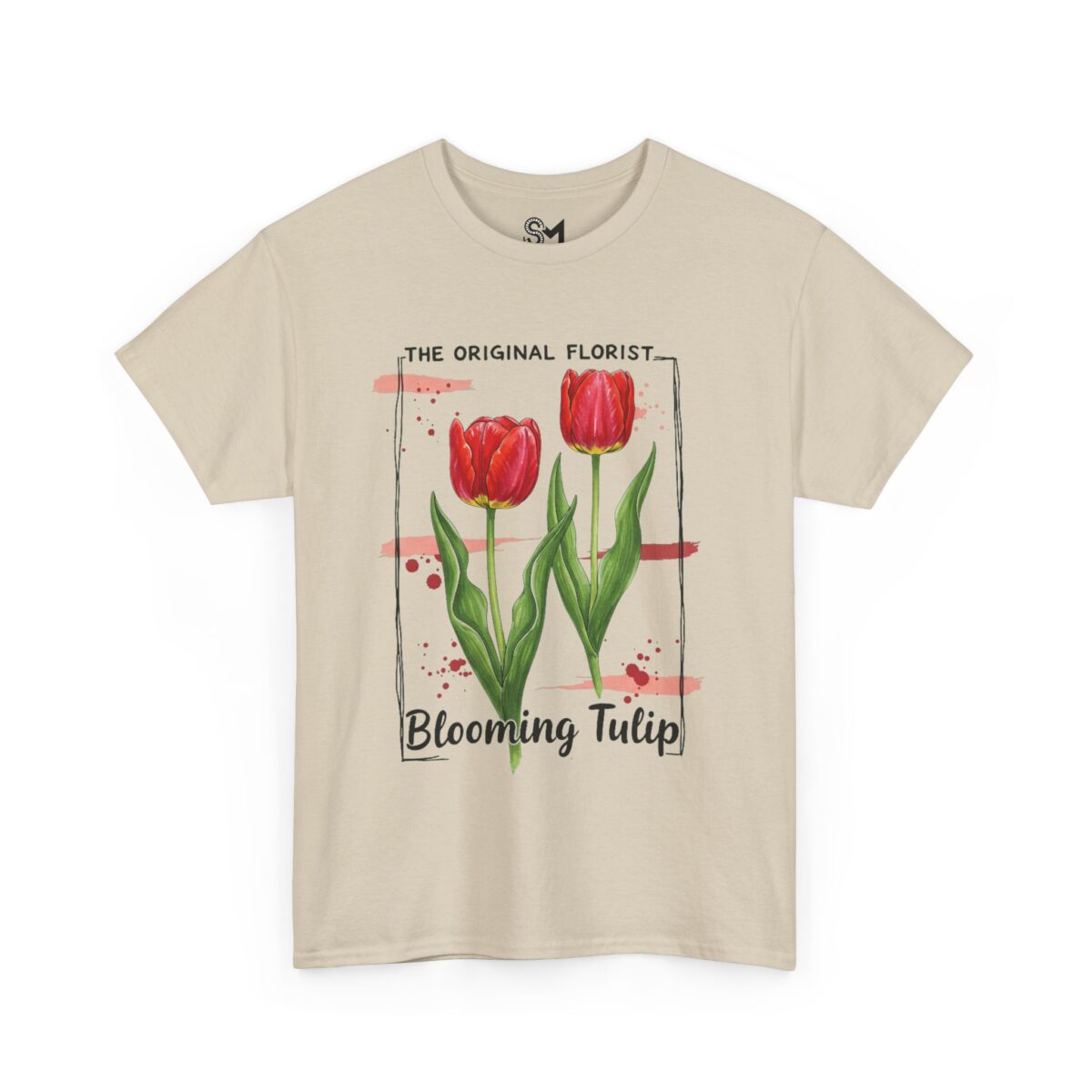 Blooming Tulip Unisex Heavy Cotton Tee - Image 11