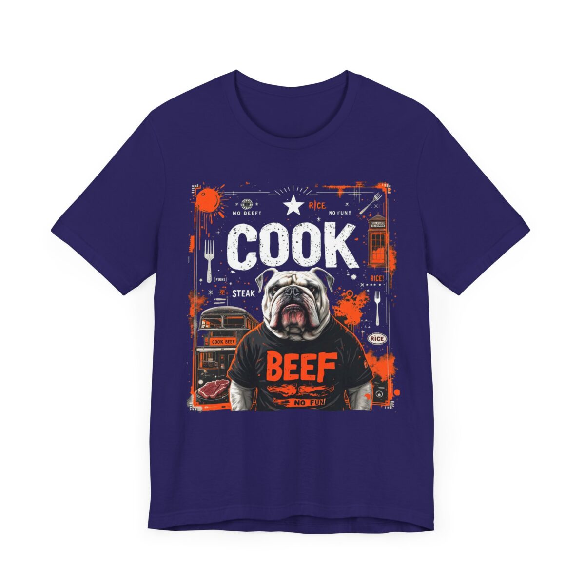 Cook Beef Unisex Jersey Short Sleeve Tee - Image 27