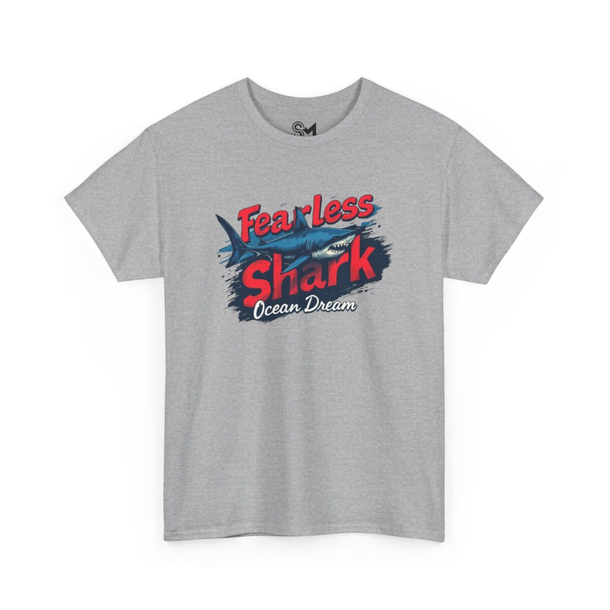 Fearless shark Unisex Heavy Cotton Tee - Image 19