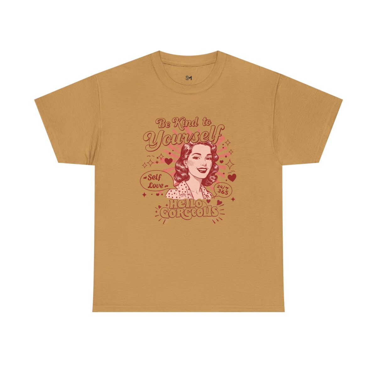 Be Kind to Yourself Unisex Heavy Cotton Tee - Image 17