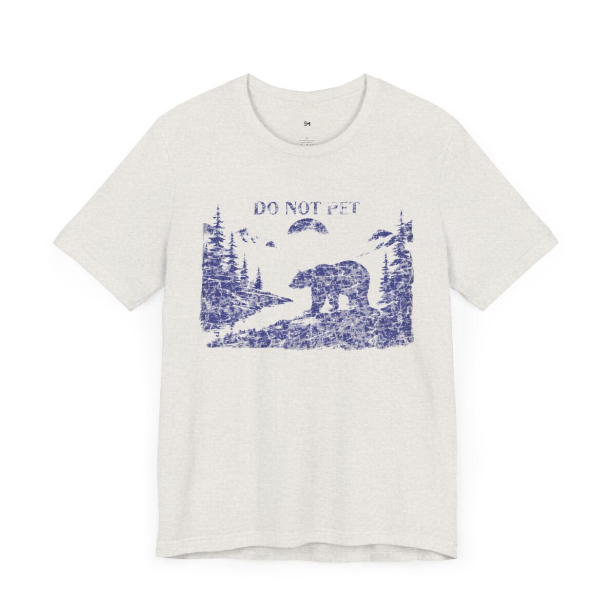 Adventure Awaits Bear Tee - Do Not Pet Graphic Unisex Jersey Short Sleeve T-Shirt - Image 11