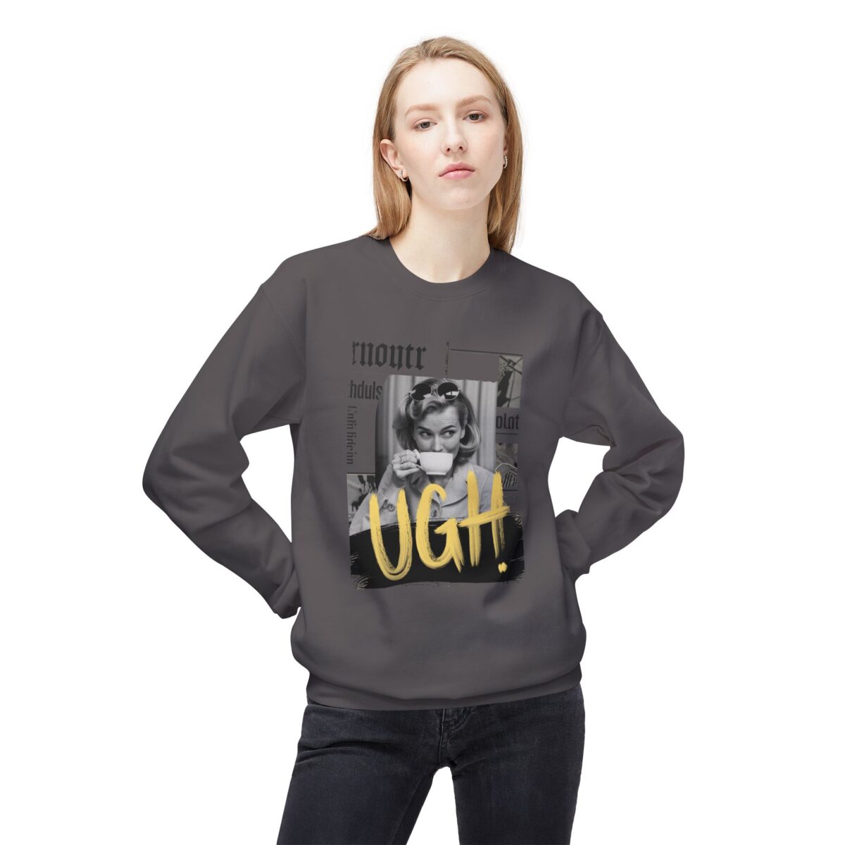 UGH Unisex Midweight Softstyle Fleece Crewneck Sweatshirt - Image 19