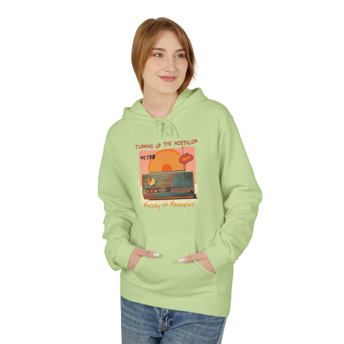 Turning up the nostalgia Unisex Midweight Softstyle Fleece Hoodie - Image 31