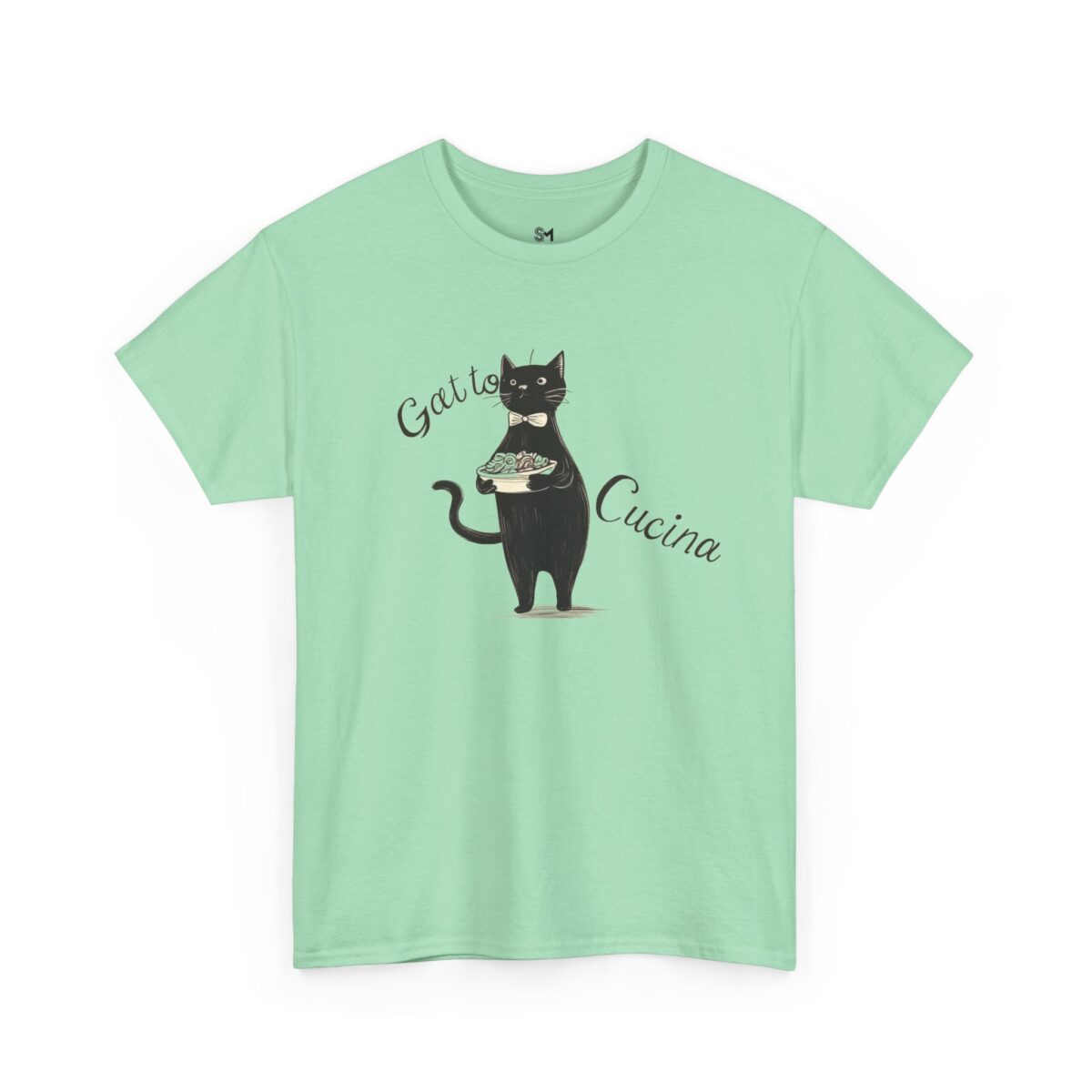 Gatto e Cucina Unisex Heavy Cotton Tee - Image 7