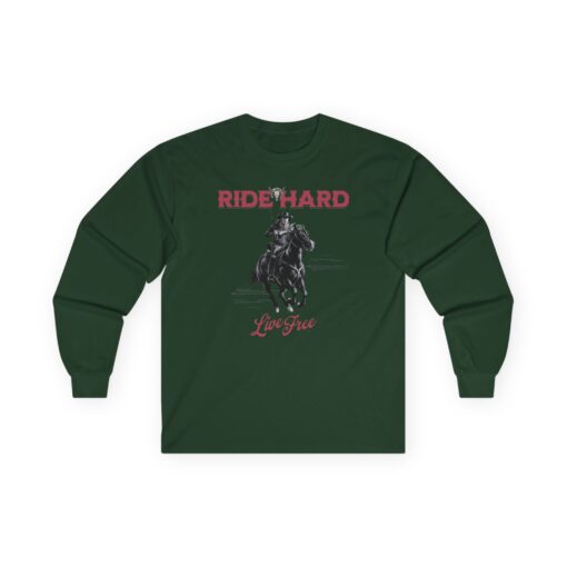 Ride hard Unisex Ultra Cotton Long Sleeve Tee - Image 13