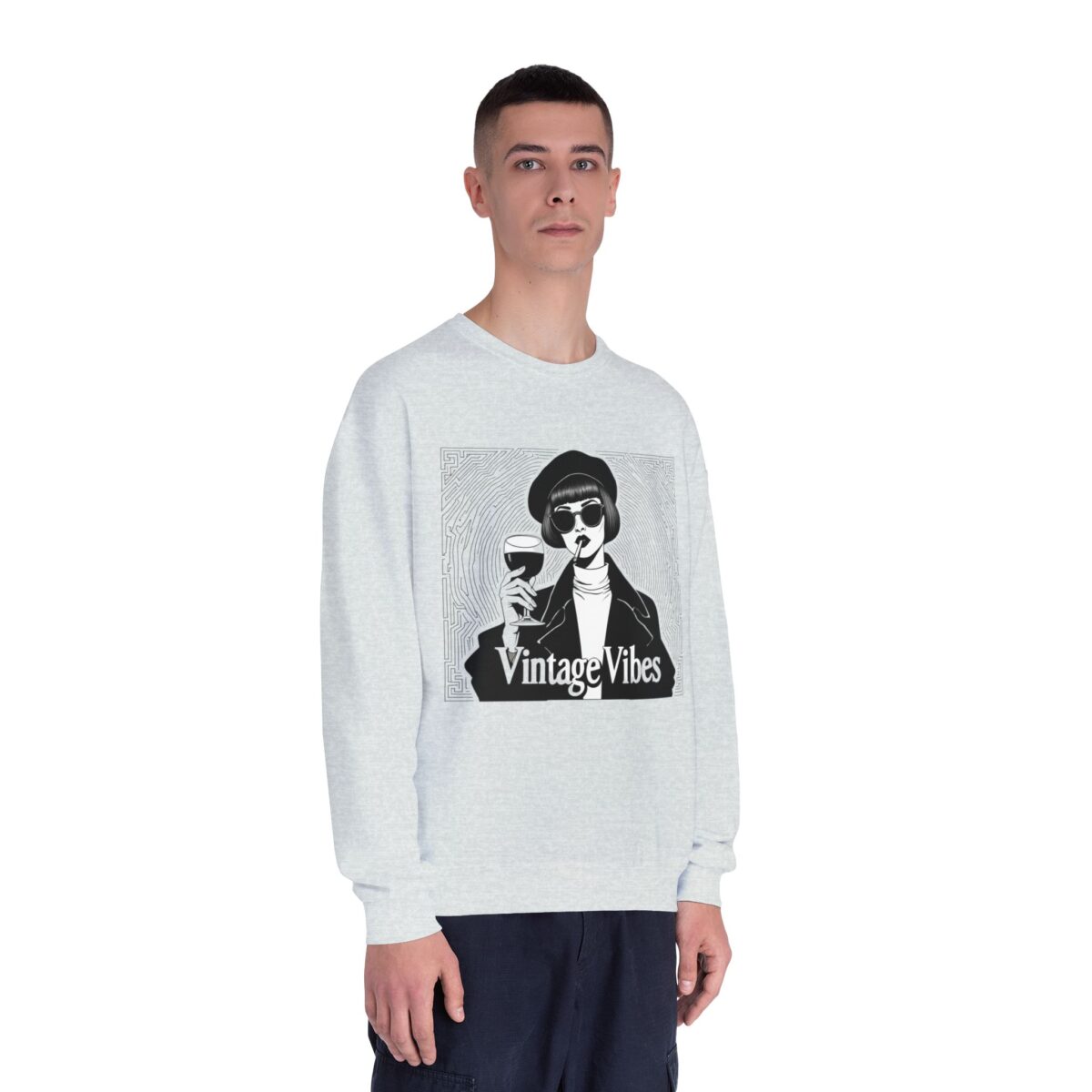 Vintage vibes Unisex NuBlend® Crewneck Sweatshirt - Image 7