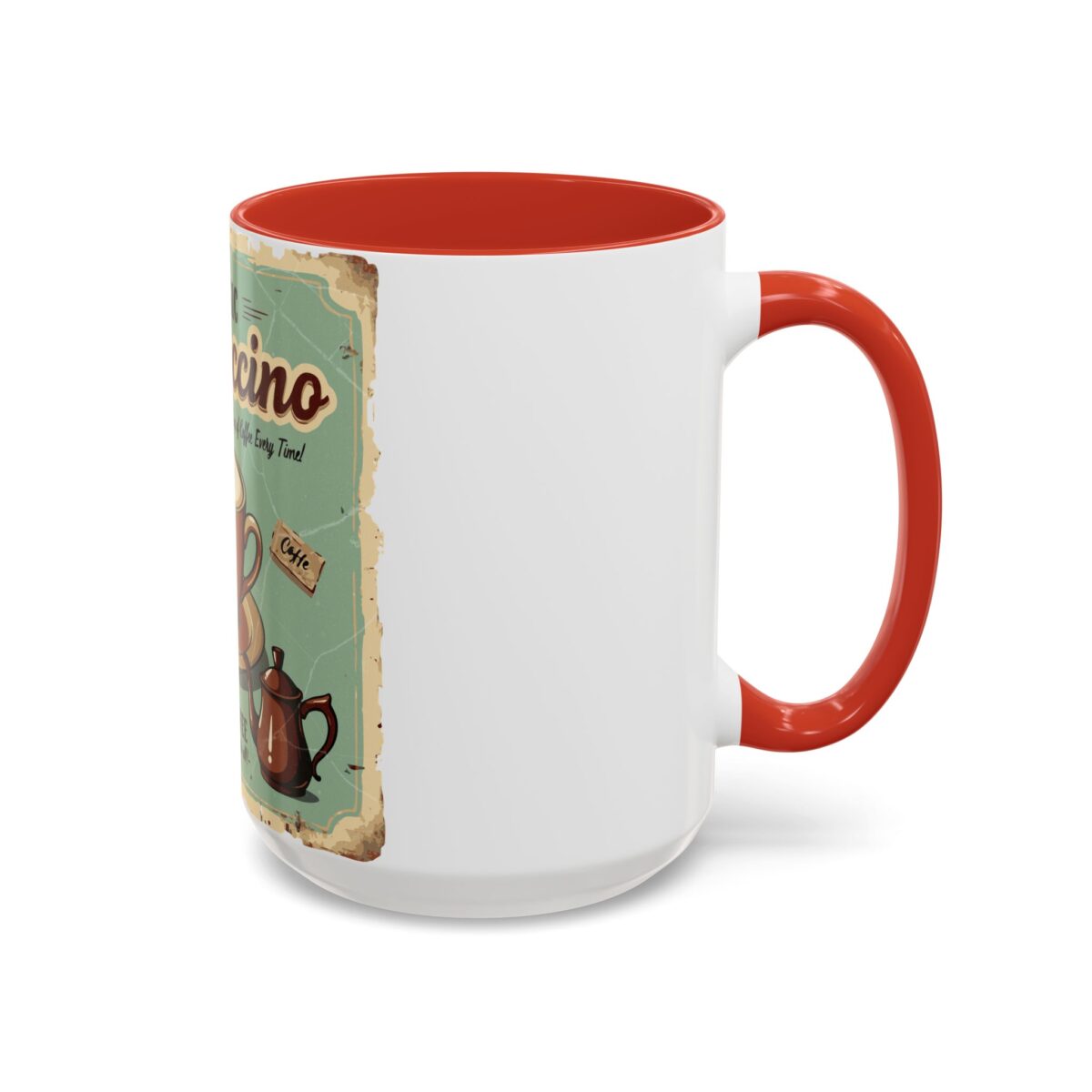 Classic Cappuccino Accent Coffee Mug (11, 15oz) - Image 30