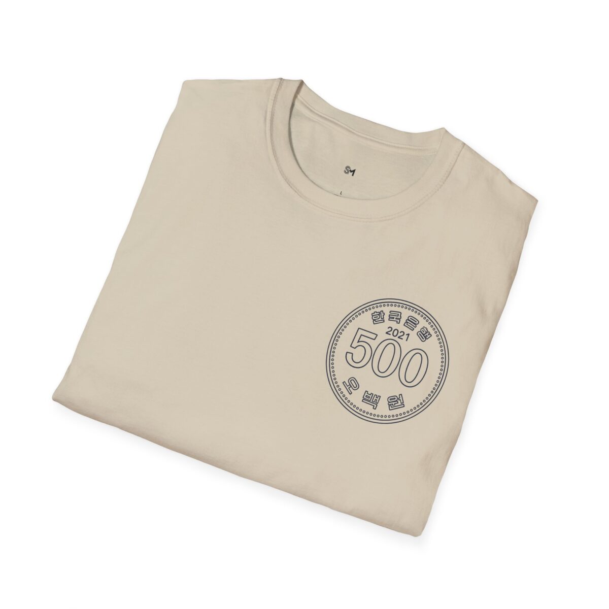 Unisex Softstyle T-Shirt with 500 Won Graphic - Casual Comfort & Stylish Flair - Image 8