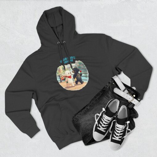 Always together Three-Panel Fleece Hoodie - Image 7