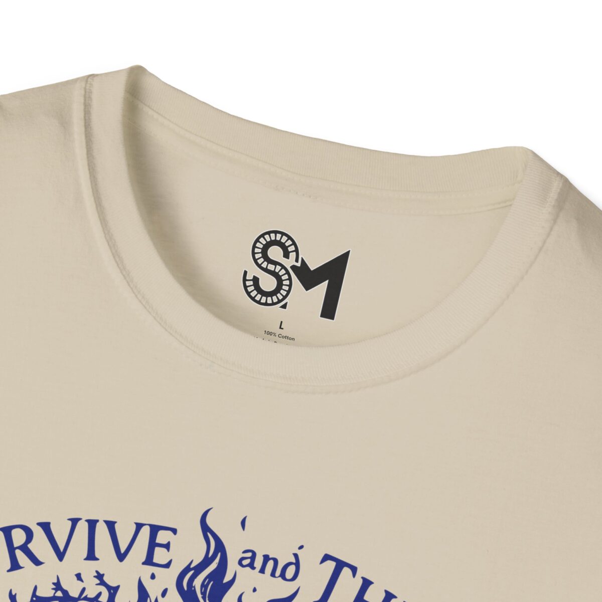 Strength in Scars Unisex Softstyle T-Shirt - Image 7