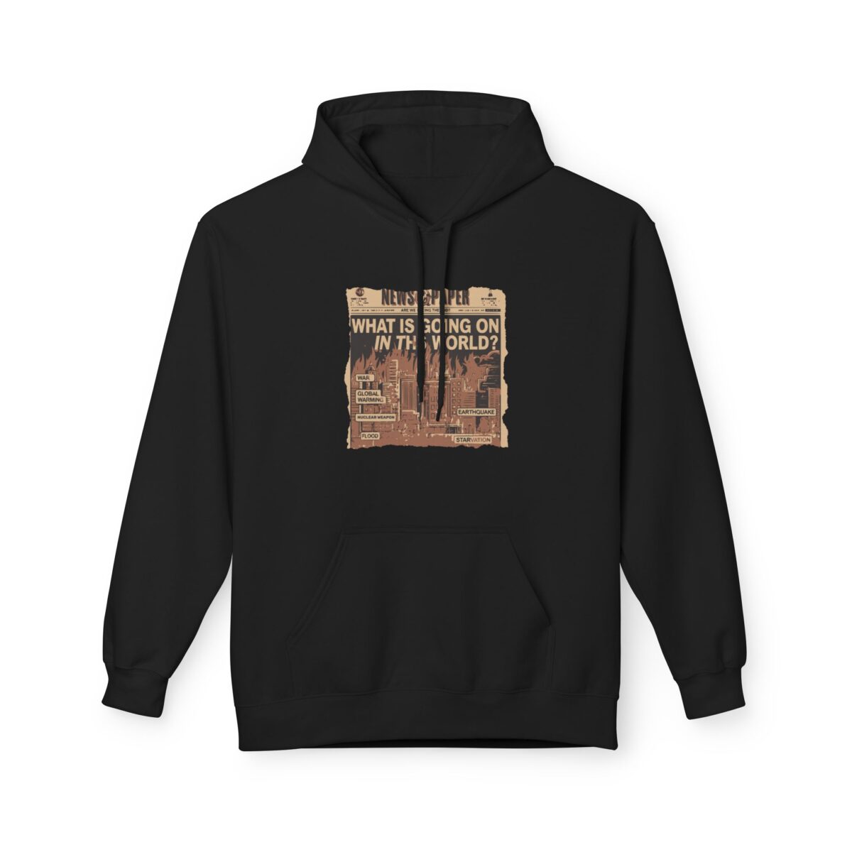 What's going on in this world Unisex Midweight Softstyle Fleece Hoodie - Image 5