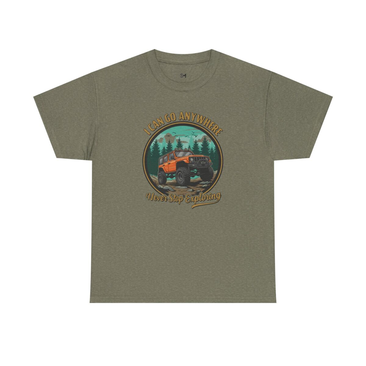 I can go anywhere Unisex Heavy Cotton Tee - Image 17
