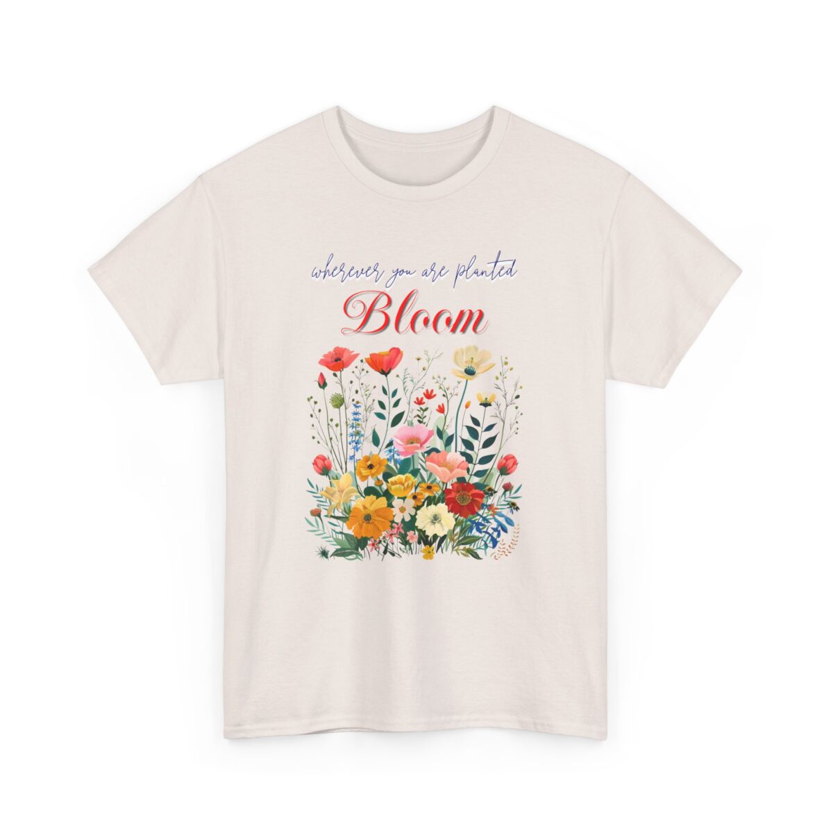 Bloom Unisex Heavy Cotton Tee - Image 15