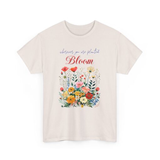 Bloom Unisex Heavy Cotton Tee - Image 15