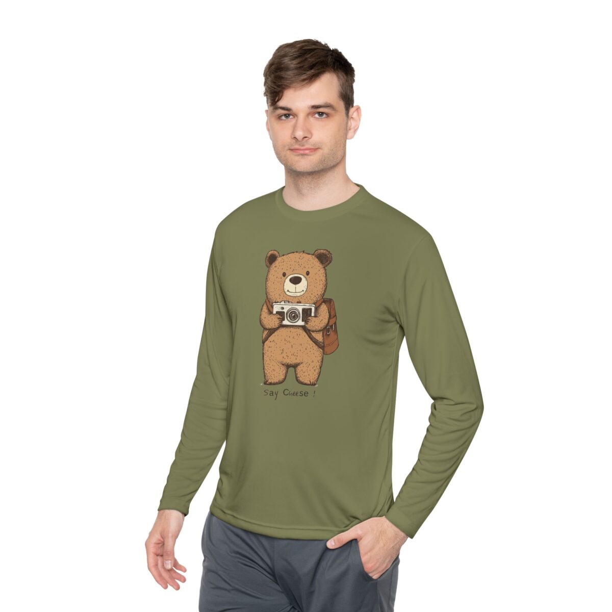 Say cheese Unisex Lightweight Long Sleeve Tee - Image 27