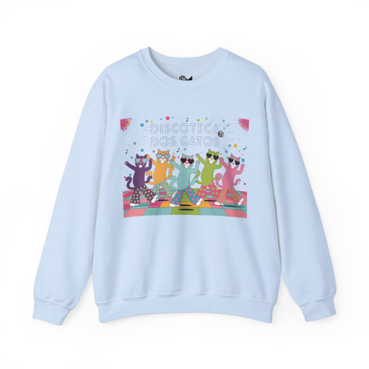 Discoteca dos Gatos Unisex Heavy Blend™ Crewneck Sweatshirt - Image 17