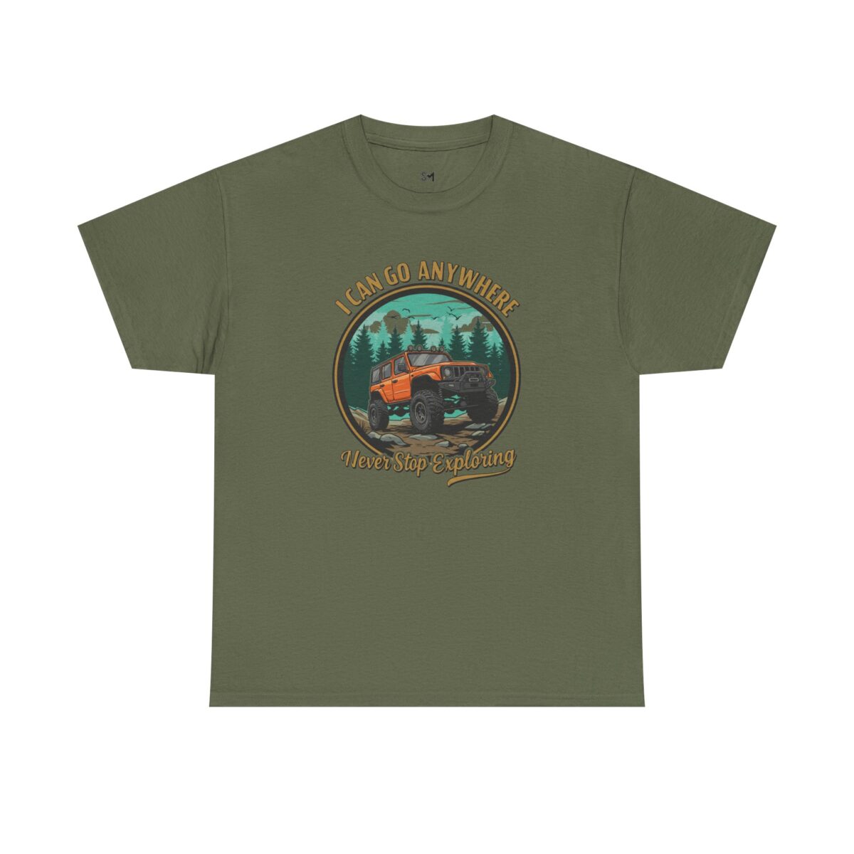 I can go anywhere Unisex Heavy Cotton Tee - Image 21