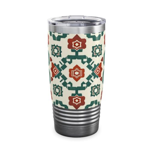 Traditional Korean Geometric Patterns Ringneck Tumbler, 20oz - Image 5