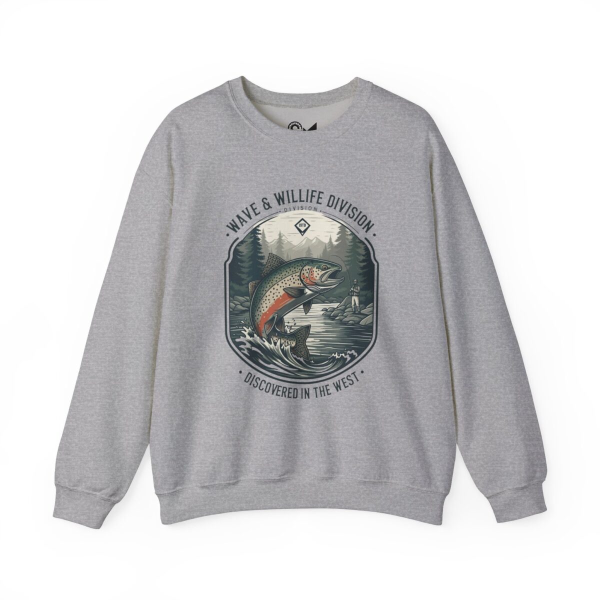 Discovered in the west Unisex Heavy Blend™ Crewneck Sweatshirt - Image 9