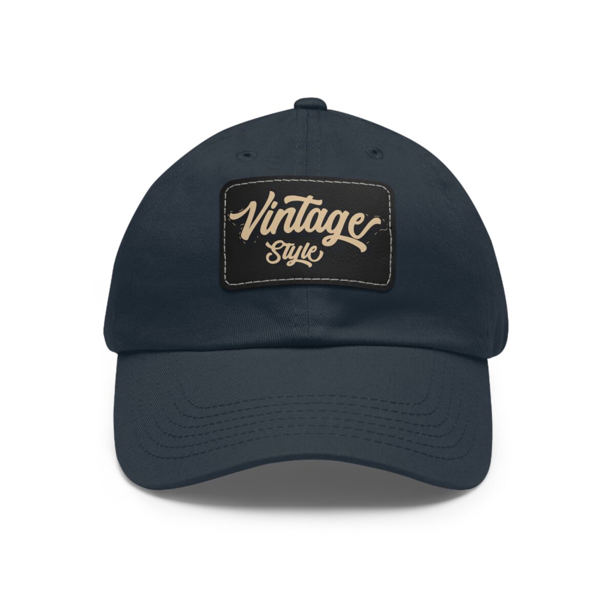 Vintage style Hat with Leather Patch (Rectangle) - Image 37