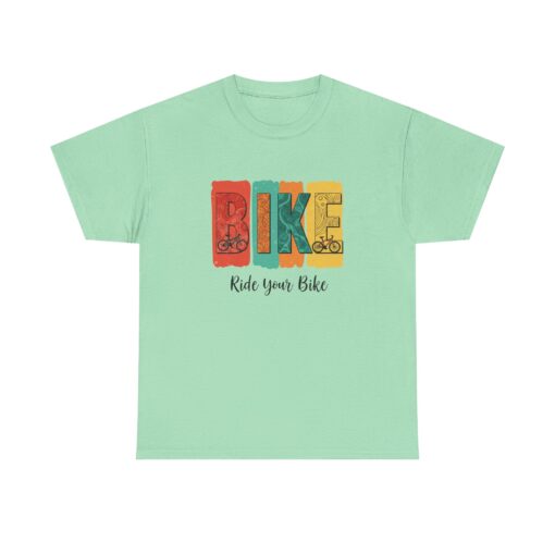 Bike Unisex Heavy Cotton Tee - Image 21