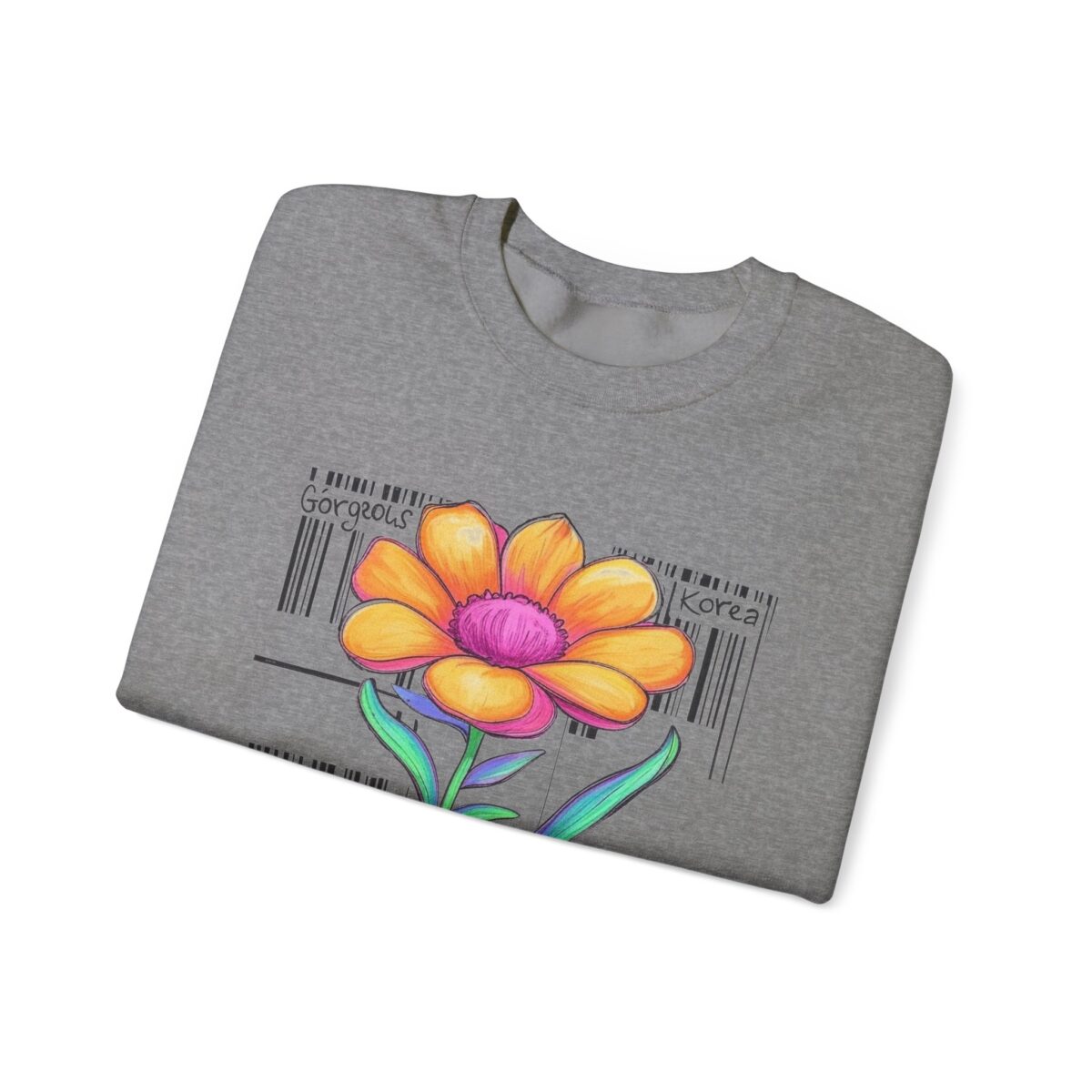 Gorgeous Flower Graphic Sweatshirt | Unisex Crewneck for All Seasons - Image 19