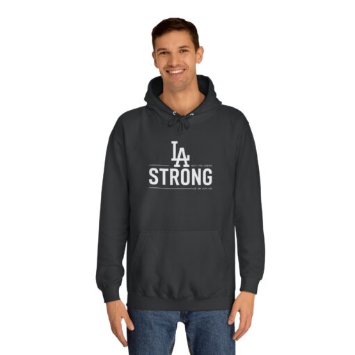 LA STRONG Unisex College Hoodie - Image 7