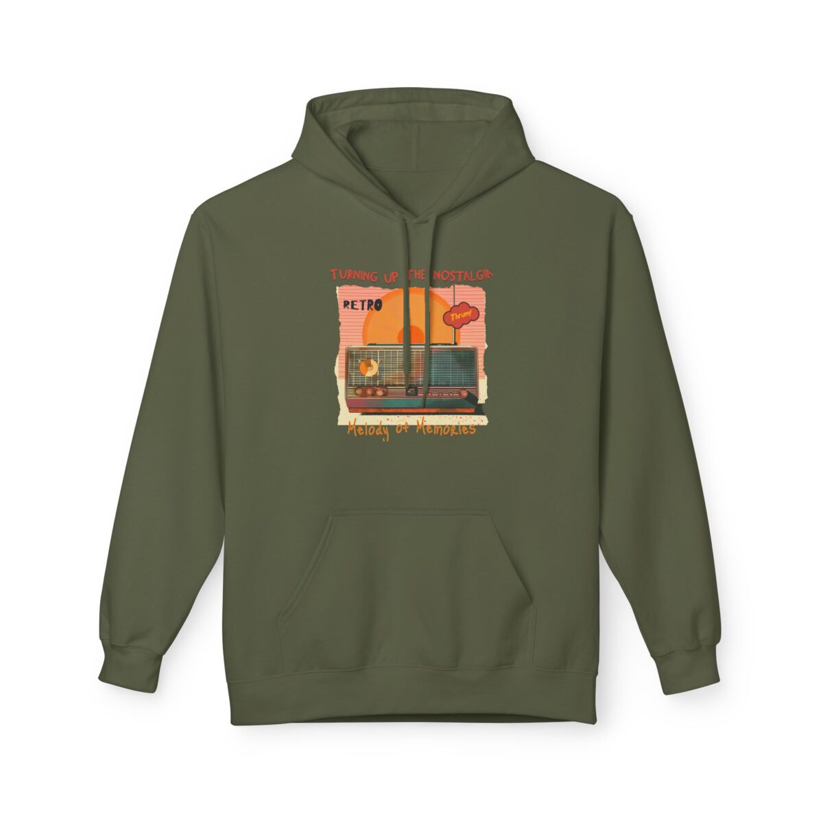 Turning up the nostalgia Unisex Midweight Softstyle Fleece Hoodie - Image 33