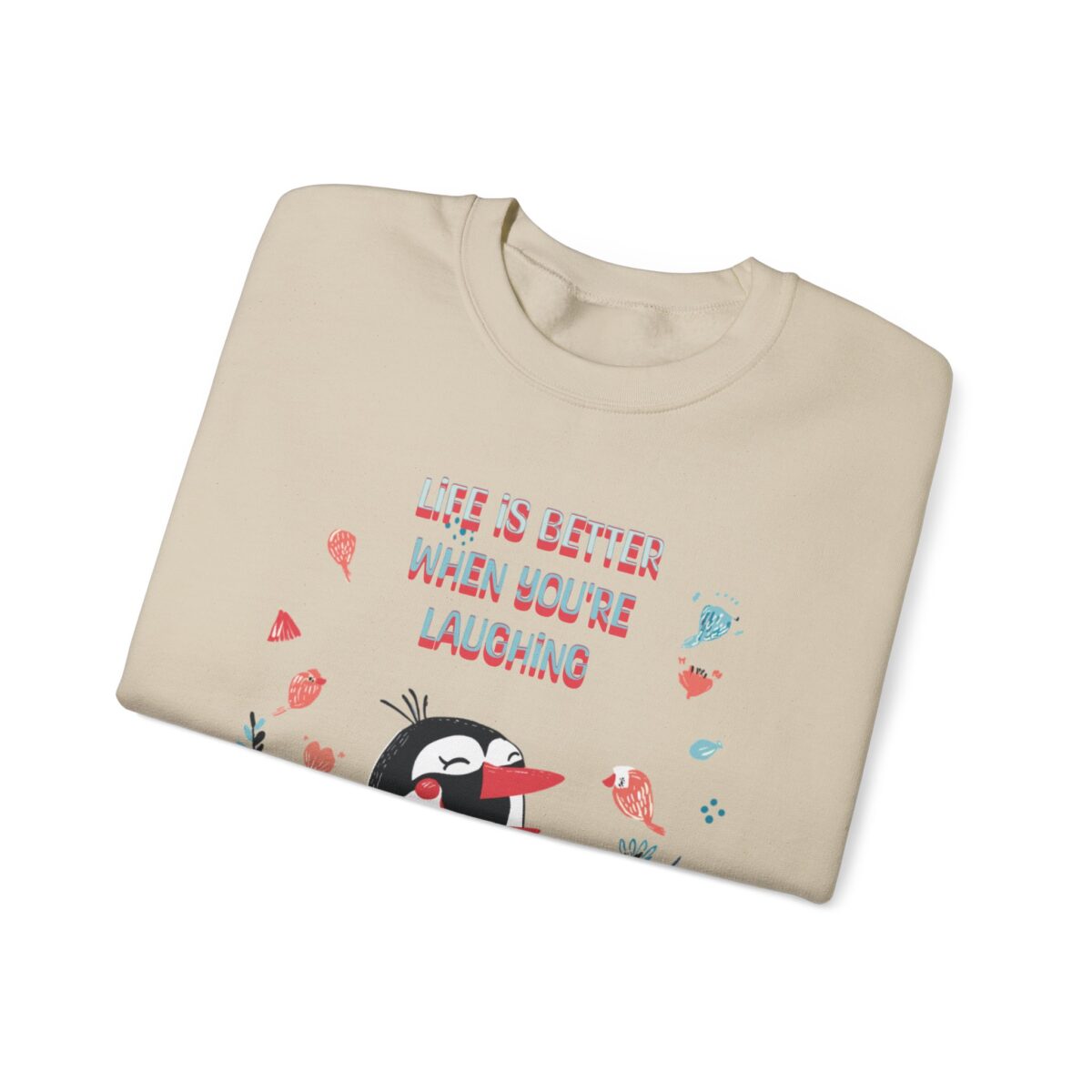 Life is better when you're laughing Unisex Heavy Blend™ Crewneck Sweatshirt - Image 7