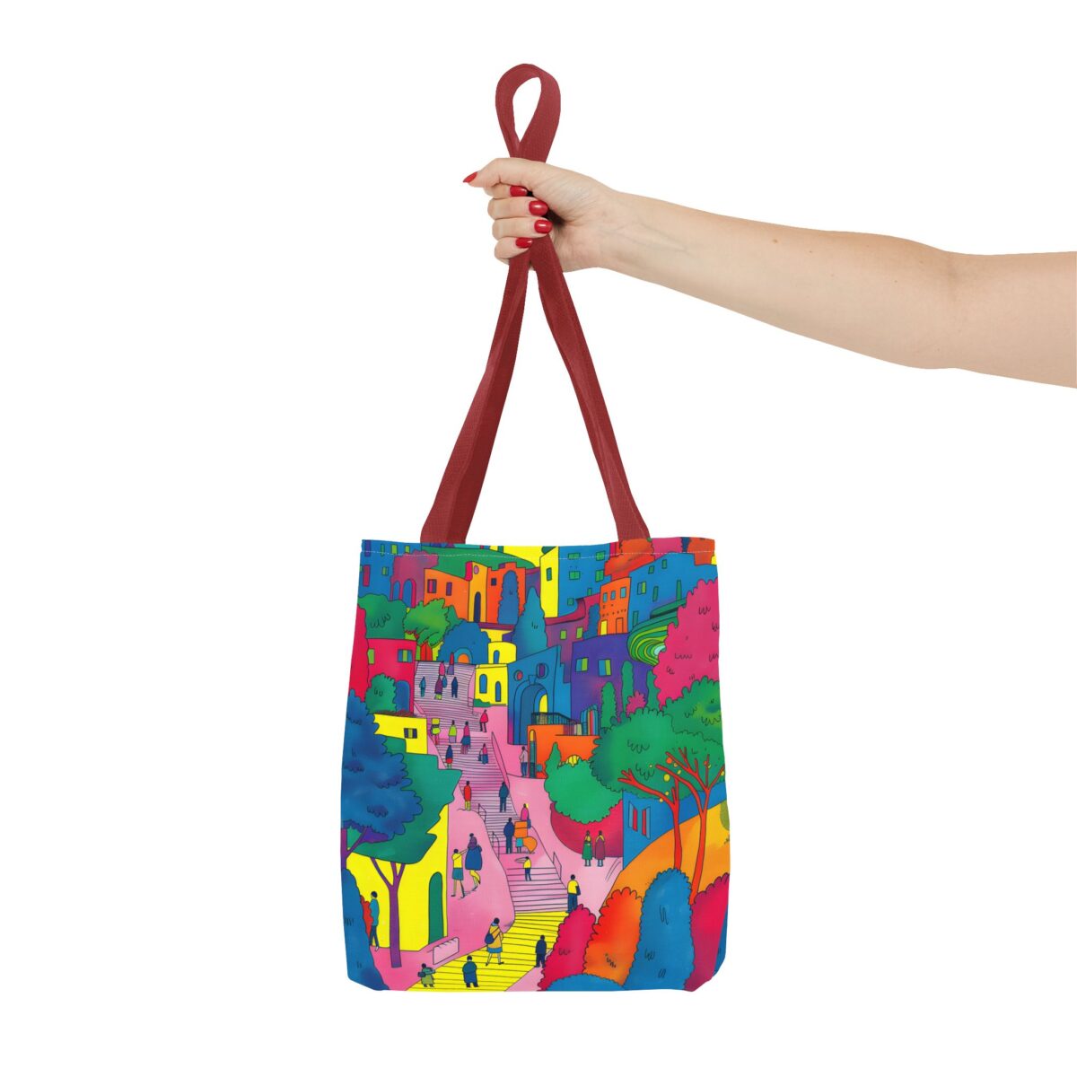 The hillside village in Korea Tote Bag (AOP) - Image 16
