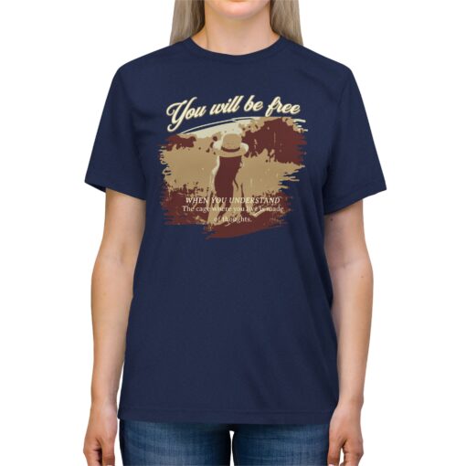 You will be free Unisex Triblend Tee - Image 23