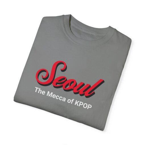 Seoul K-Pop Unisex Garment-Dyed T-Shirt - Trendy & Stylish - Image 3
