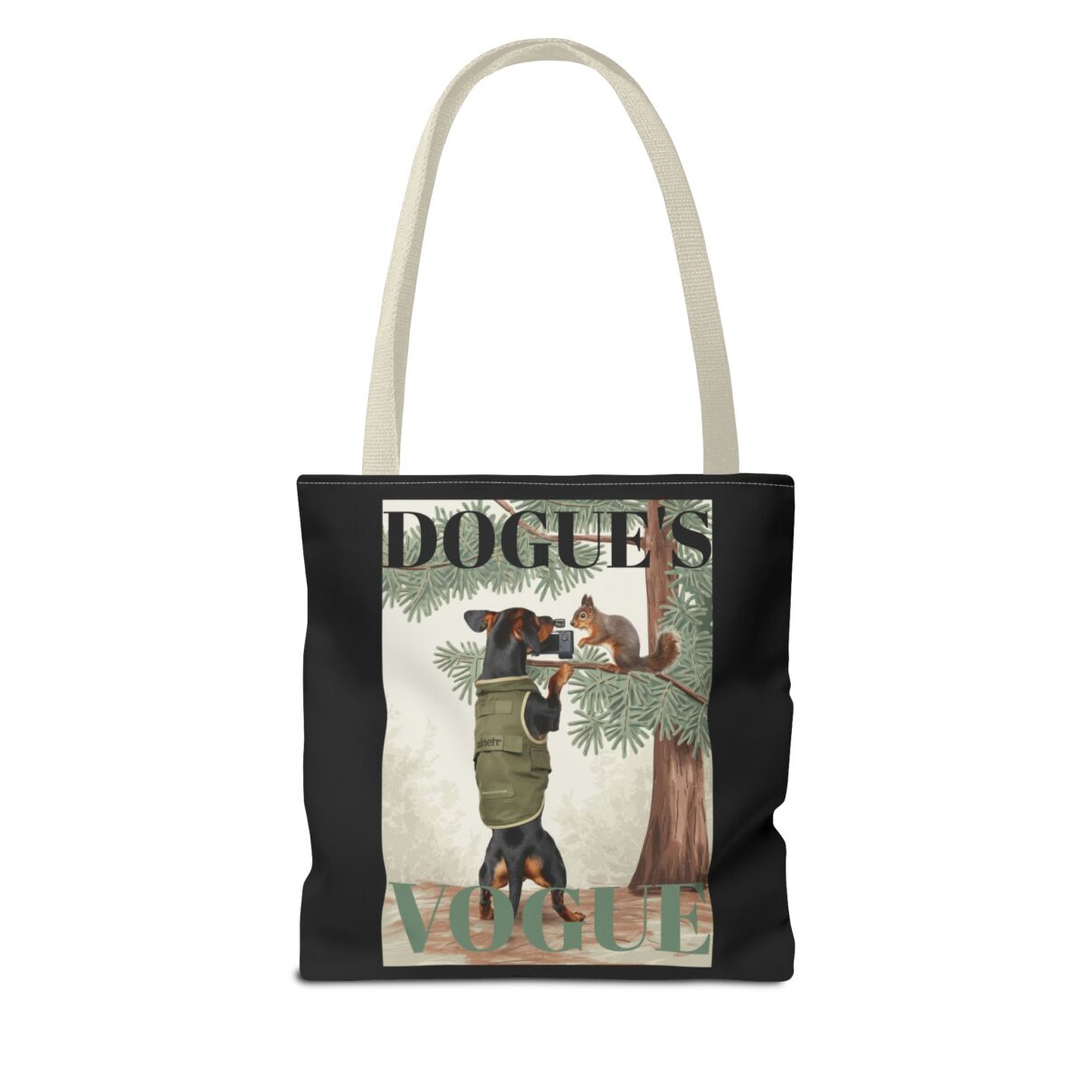 Dogue's Vogue Tote Bag (AOP) - Image 38